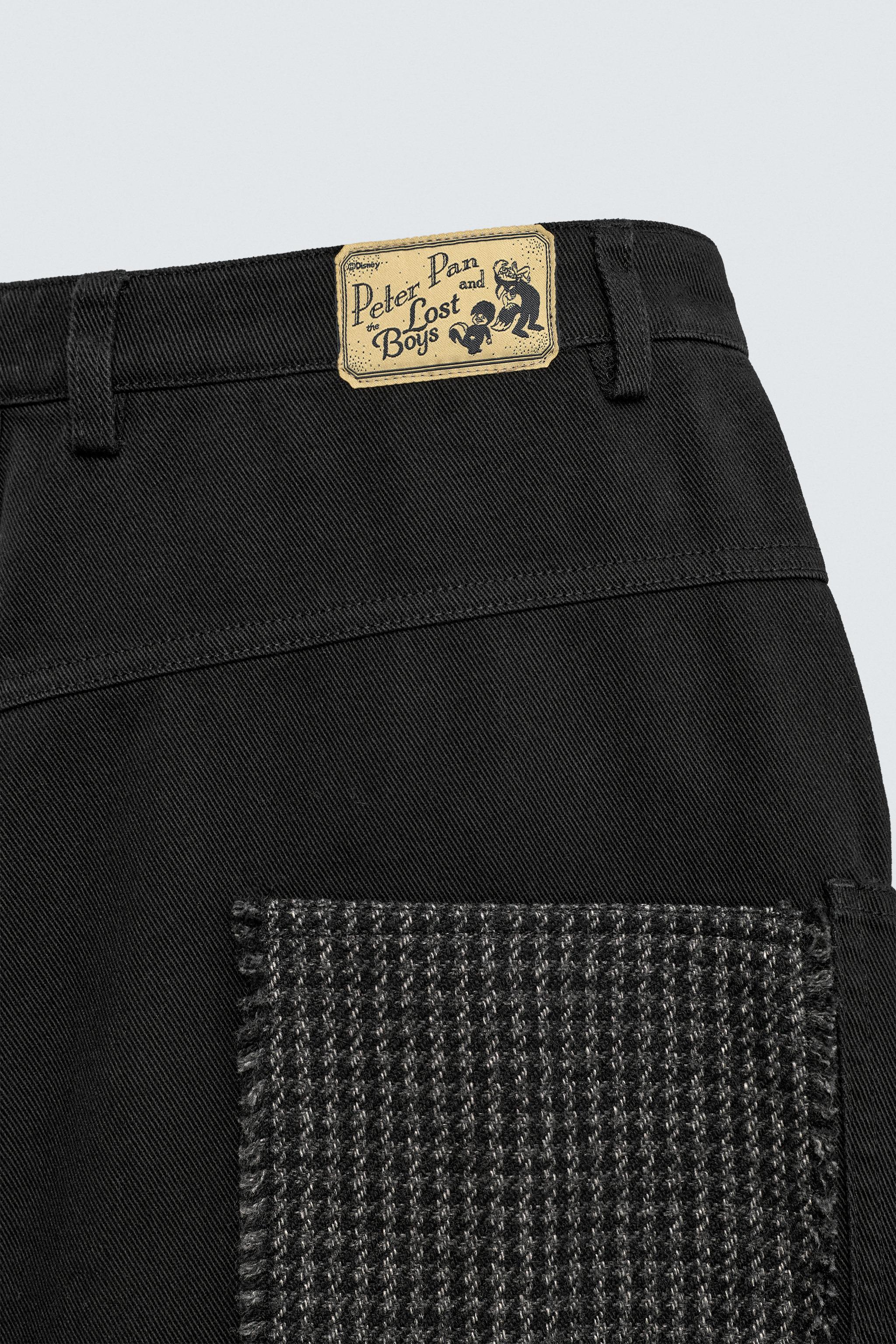 WIDE FIT PATCH PANTS HARRY LAMBERT FOR ZARA X DISNEY